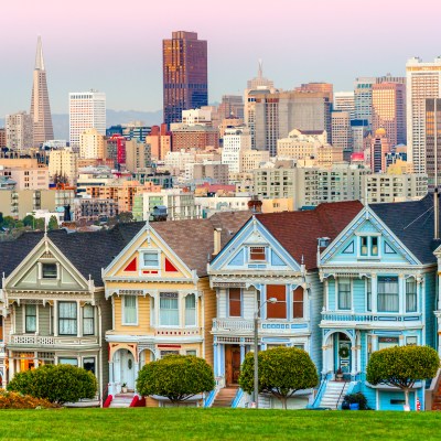 The Painted Ladies in San Francisco, as seen on Full House.