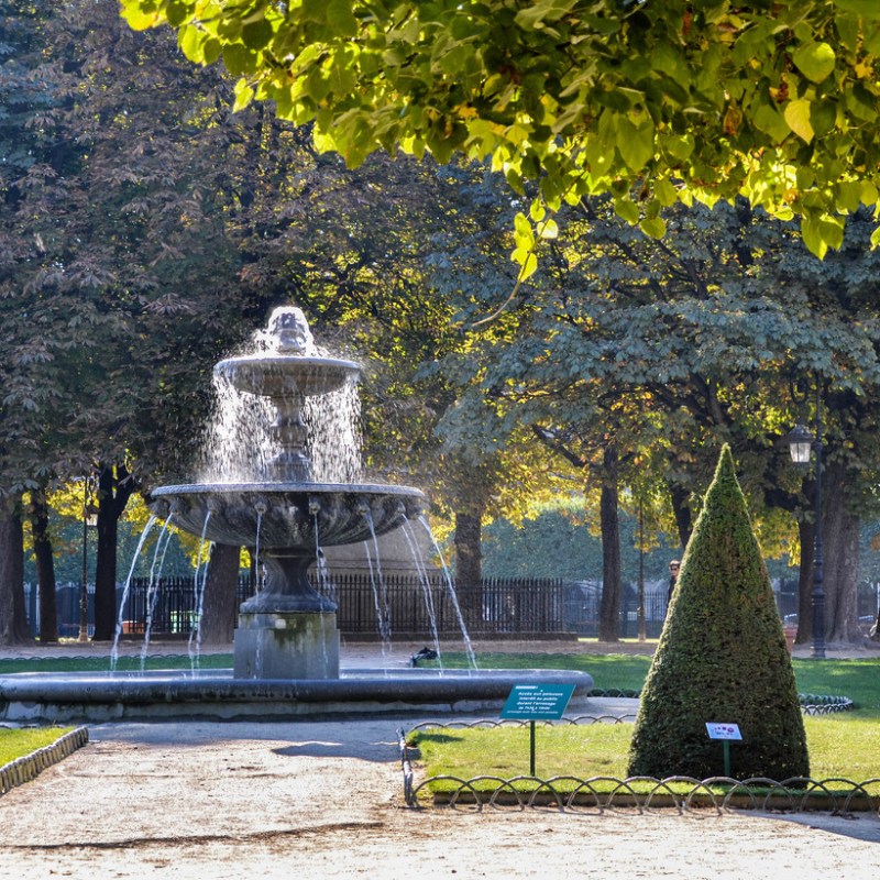 The Place des Vosages in the Le Marais district of Paris.