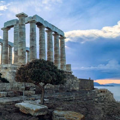 The Poseidon Temple in Greece.