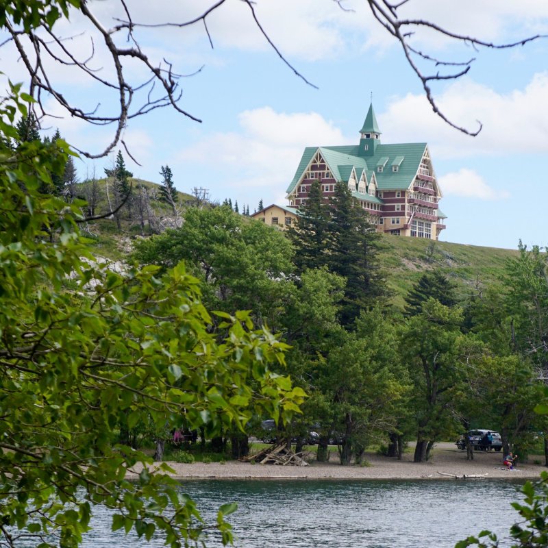 The Prince of Wales Hotel in Waterton, Alberta.