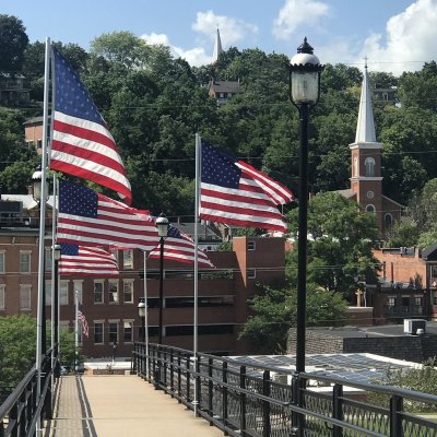 The quaint town of Galena along the Great River Road.