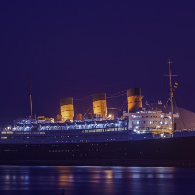 The Queen Mary in Long Beach, California.