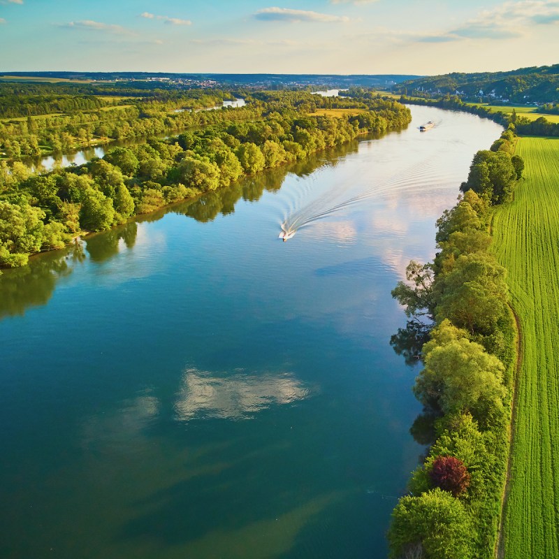 The river Seine in France.