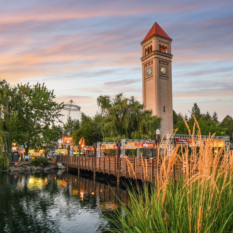 The Riverfront Park in Spokane, Washington.