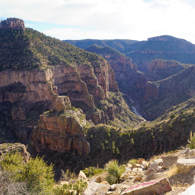 The Salt River Canyon in Arizona.