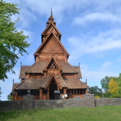 The Scandinavian Heritage Park in Minot, North Dakota.