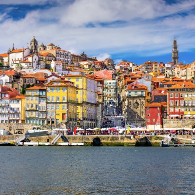The skyline of Porto, Portugal.