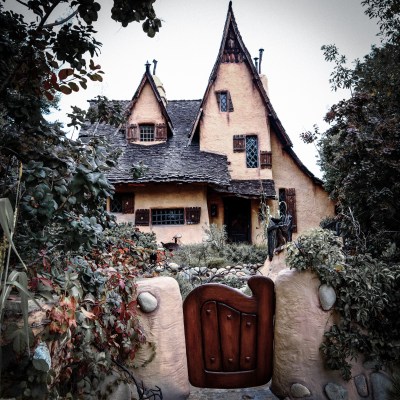 The spooky Beverly Hills "Witch House" in California.