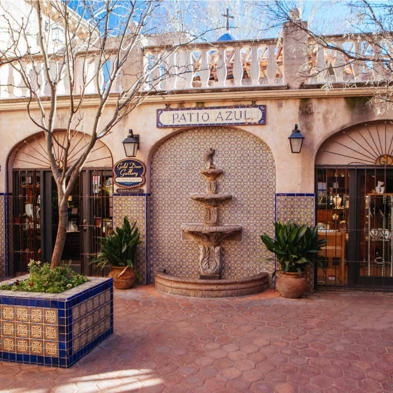 The Tlaquepaque Arts and Crafts Village.