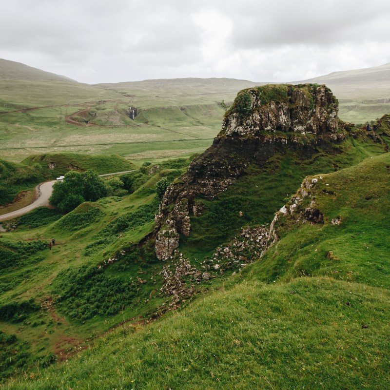 The unique landscape of Uig, Scotland.