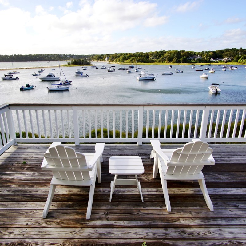 The Wequassett Inn, overlooking the Atlantic Ocean.