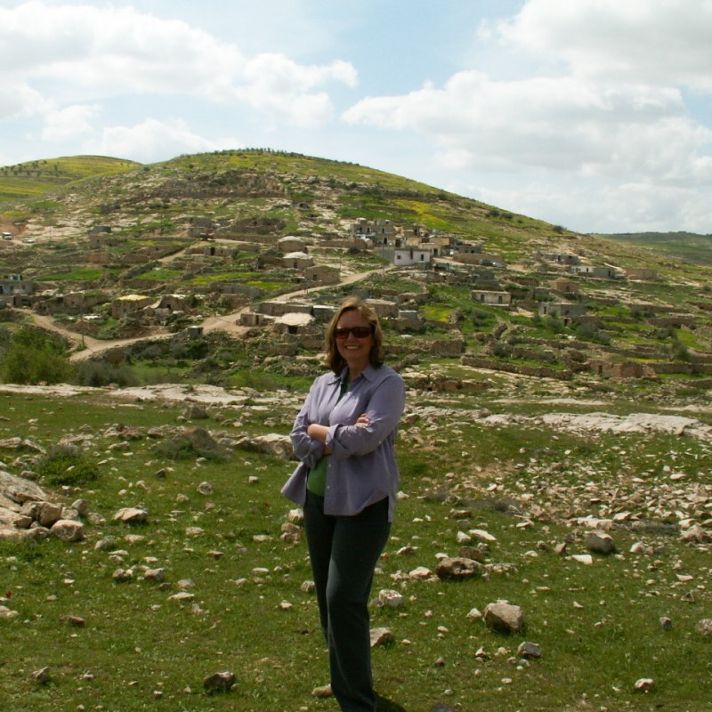 The writer during her trip to Israel.