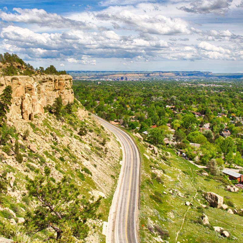 The Zimmerman Trail along the rimrocks in Billings, Montana.