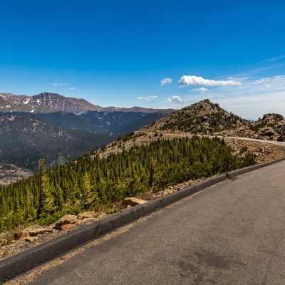 Trail Ridge Road between Grand Lake and Estes Park, Colorado.