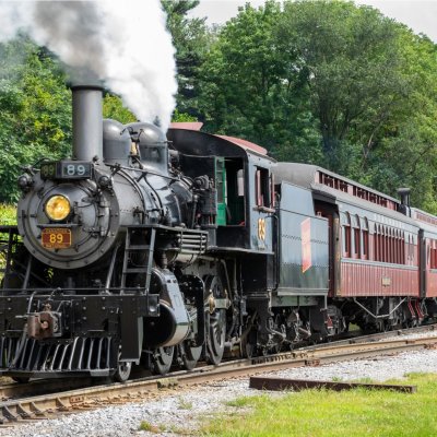 Train at Strasburg Rail Road in Strasburg, Pennsylvania