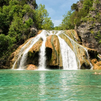 Turner Falls in Oklahoma.