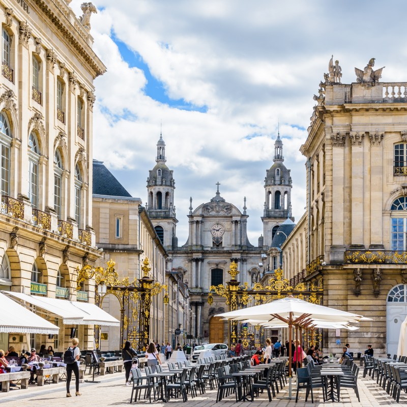 Views from downtown Nancy, France.