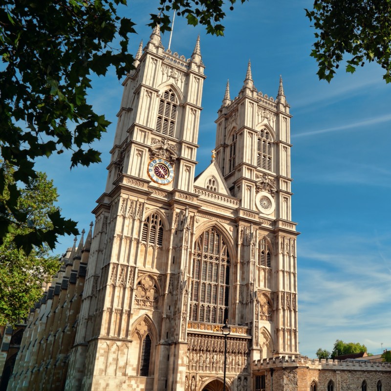 Westminster Abbey in London, England.