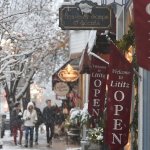 Winter in the quaint town of Lititz, Pennsylvania.