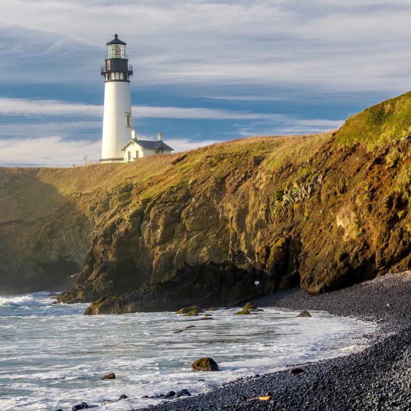 Yaquina Head Lighthouse in Oregon.