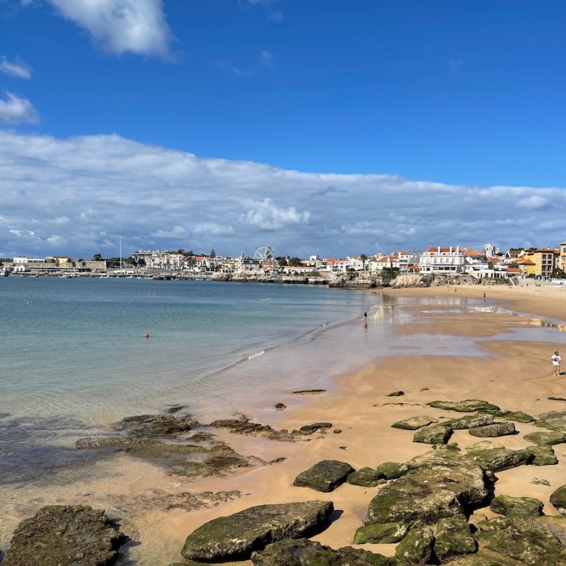 Beach in Cascais, Portugal.