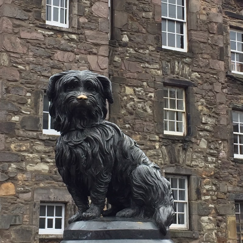 Greyfriars Bobby statue.