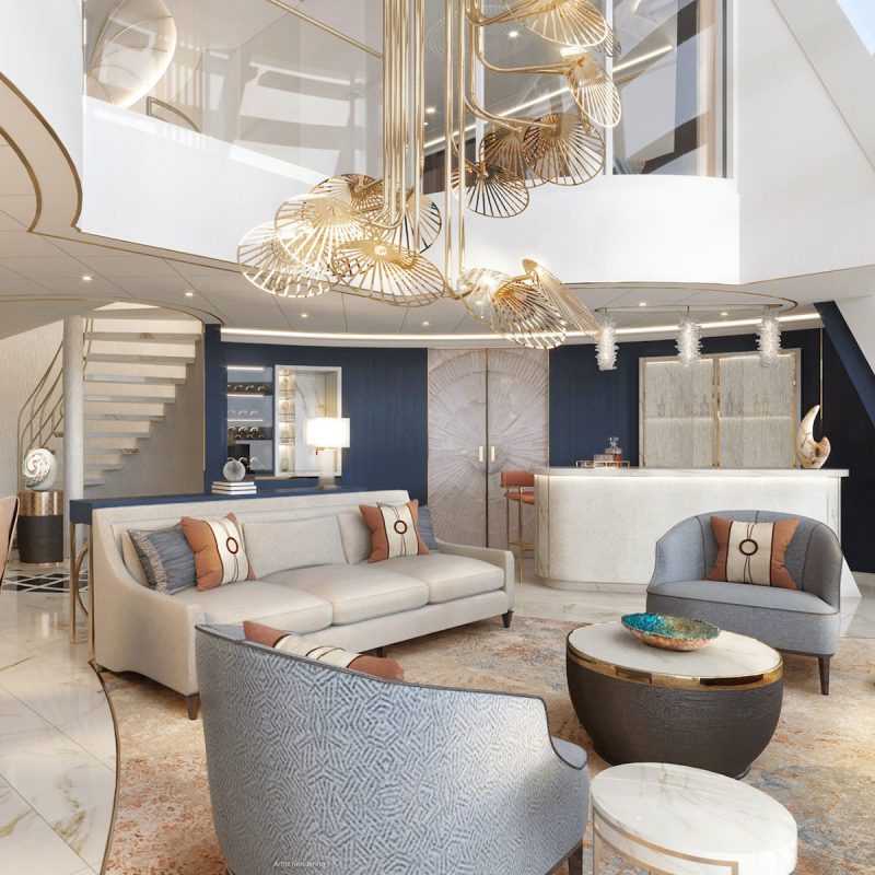 The interior of Wish Tower Suite.