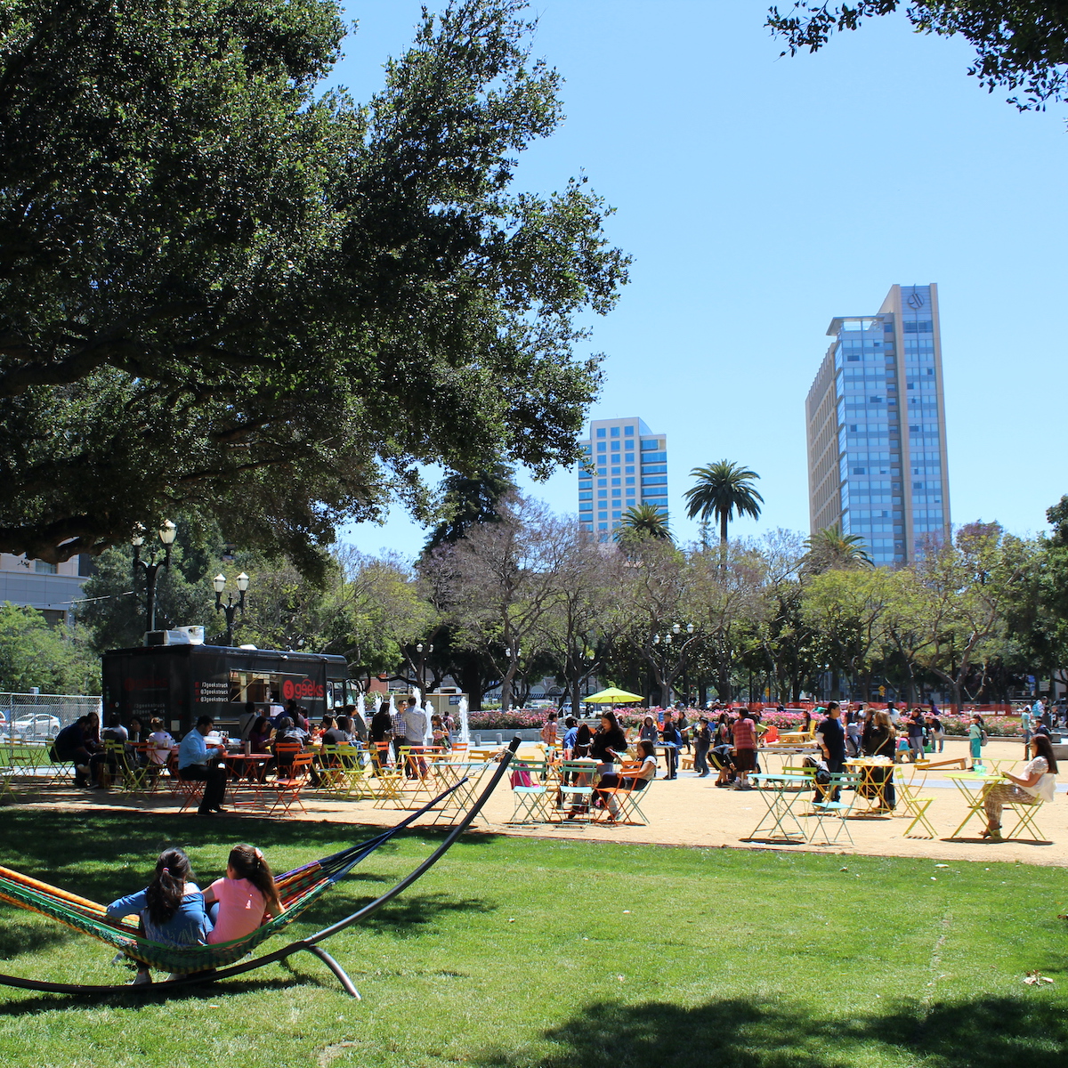 Cesar Chavez Park in San Jose, California.