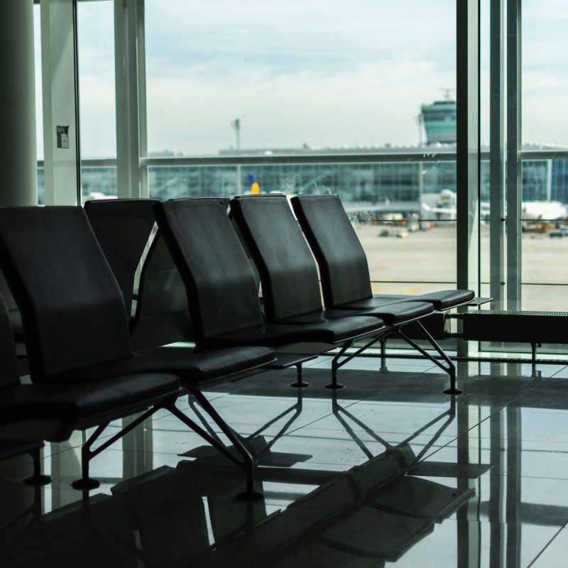 Seating at an airport.