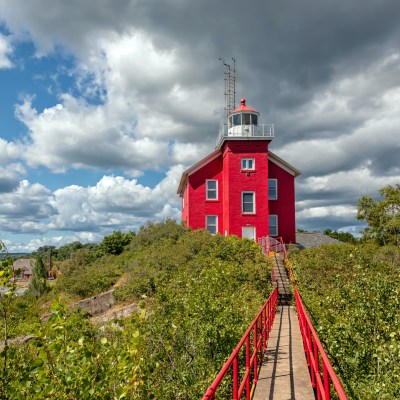 Lighthouse near Marquette, Michigan.