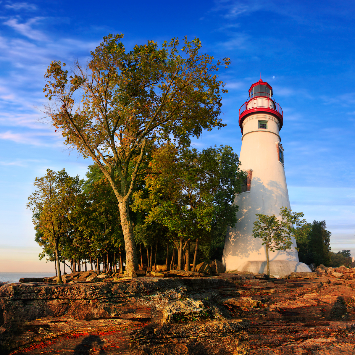 Lighthouse in Marblehead, OH.