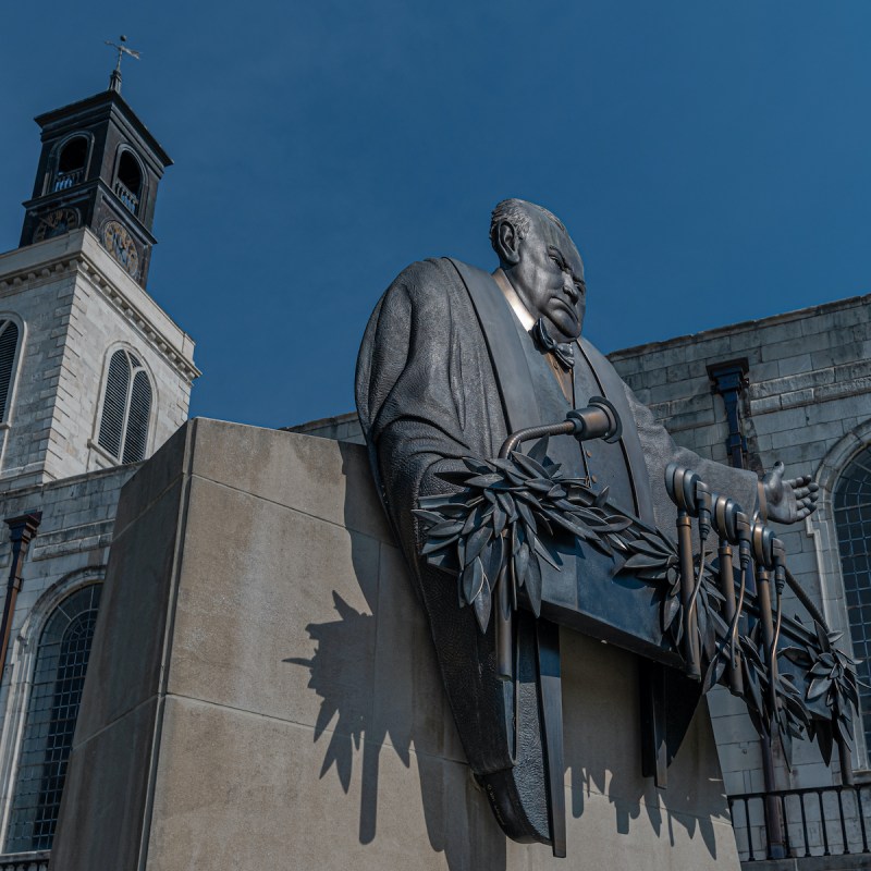 Exterior of National Winston Churchill Museum.