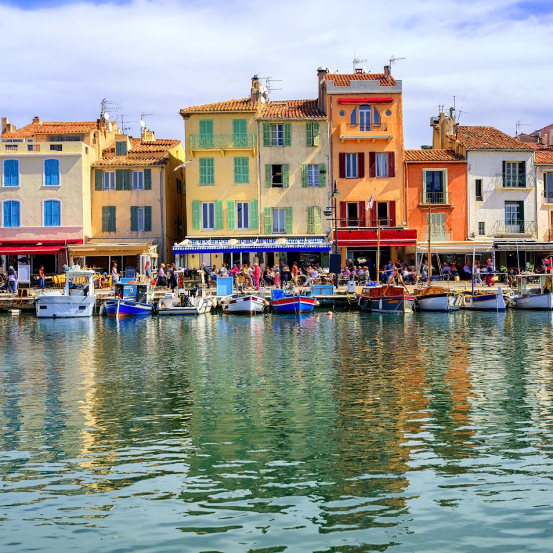 The port of Cassis, France.