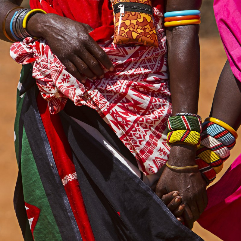 Samburu women in Africa.