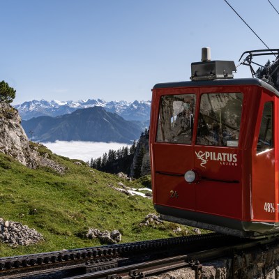 Pilatus Railway in Switzerland.