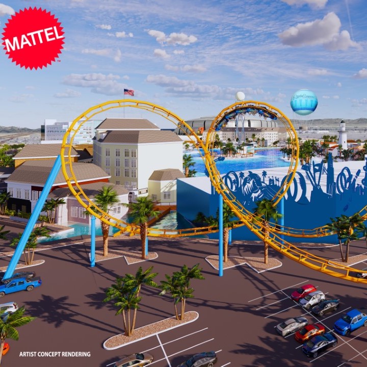 Mattel Adventure Park artists rendering.