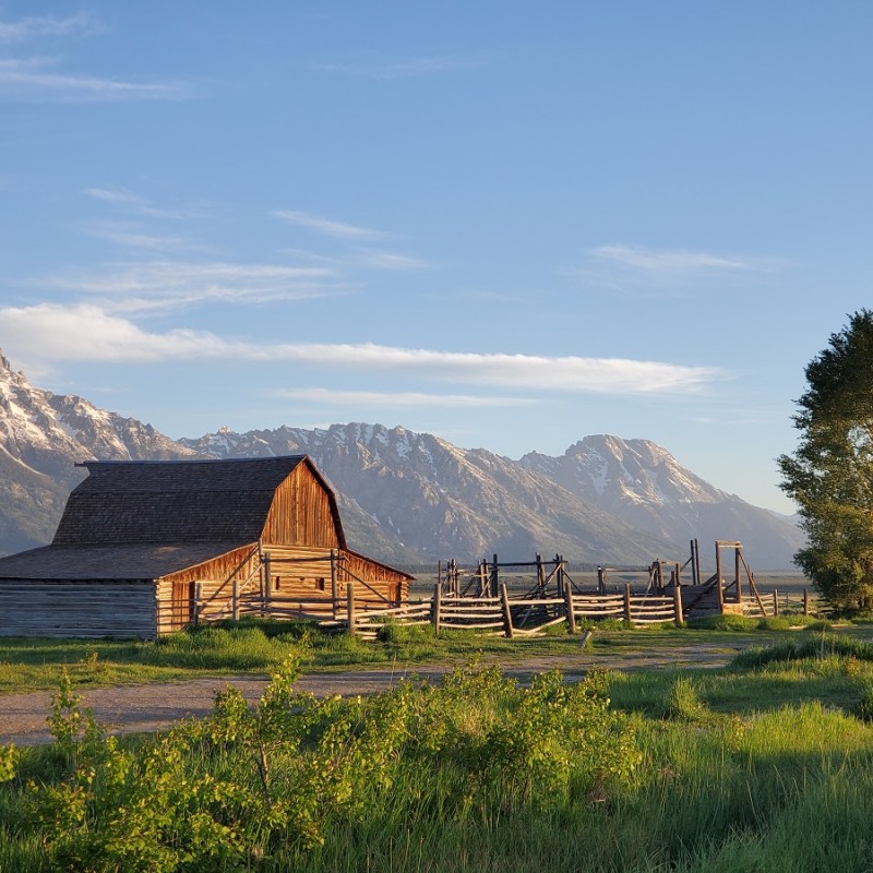 T. A. Moulton barn at Mormon Row