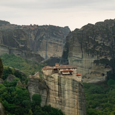 Holy Monastery of Roussanou in Meteora.