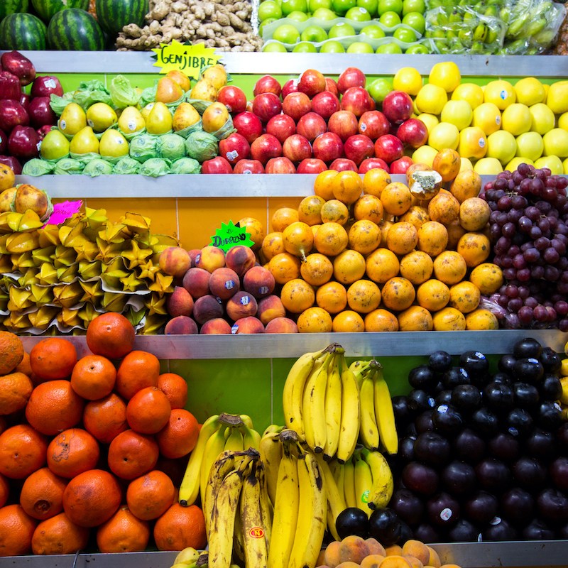 Fruit in Mexico City, Mexico.