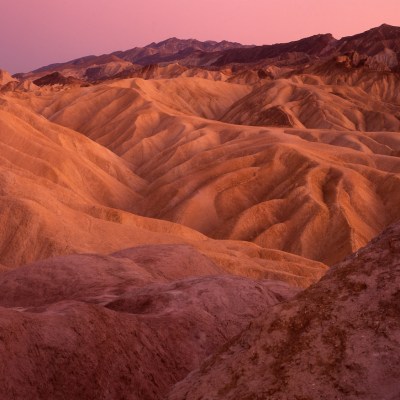 Sunrise Zabriskie Point, Furnace Creek, Death Valley National Park