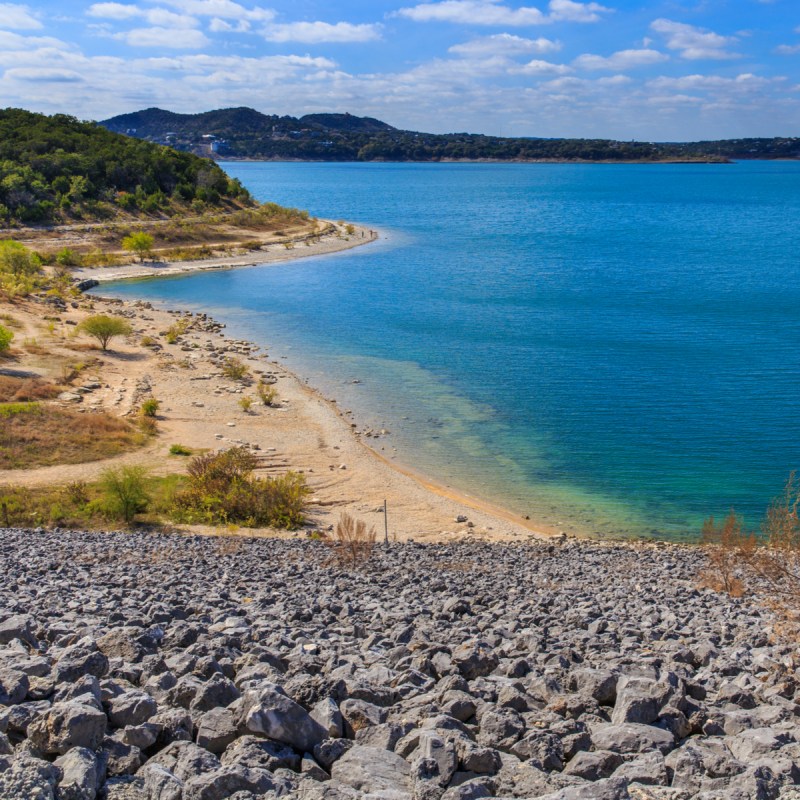 Canyon Lake in the Texas Hill Country.