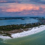 overhead view of Fort Myers Beach