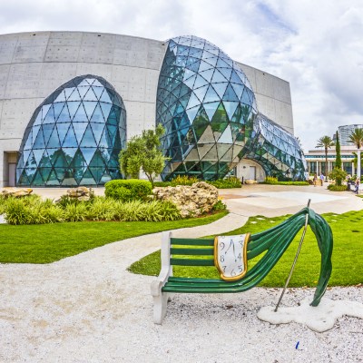 Exterior of Salvador Dali Museum in St. Petersburg, FL.