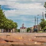 Old downtown area of Cottonwood Falls, Kansas.