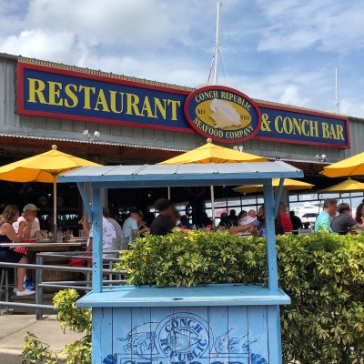 Conch Republic Seafood Company, Florida Keys restaurant.