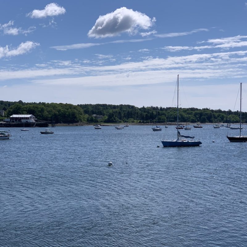 Boats in Belfast Harbor Belfast, Maine