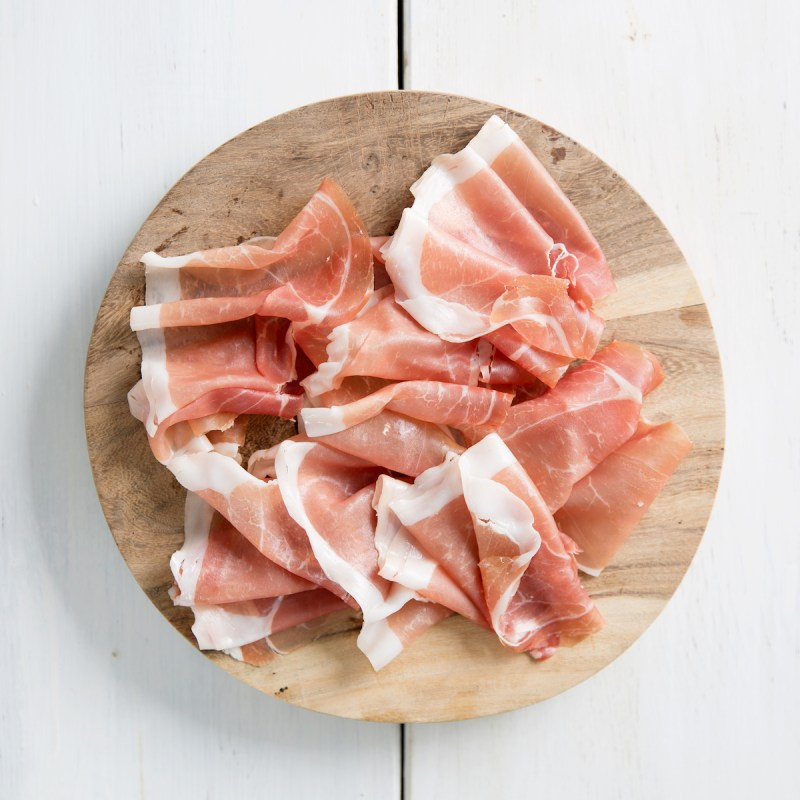 Plate of Parma ham