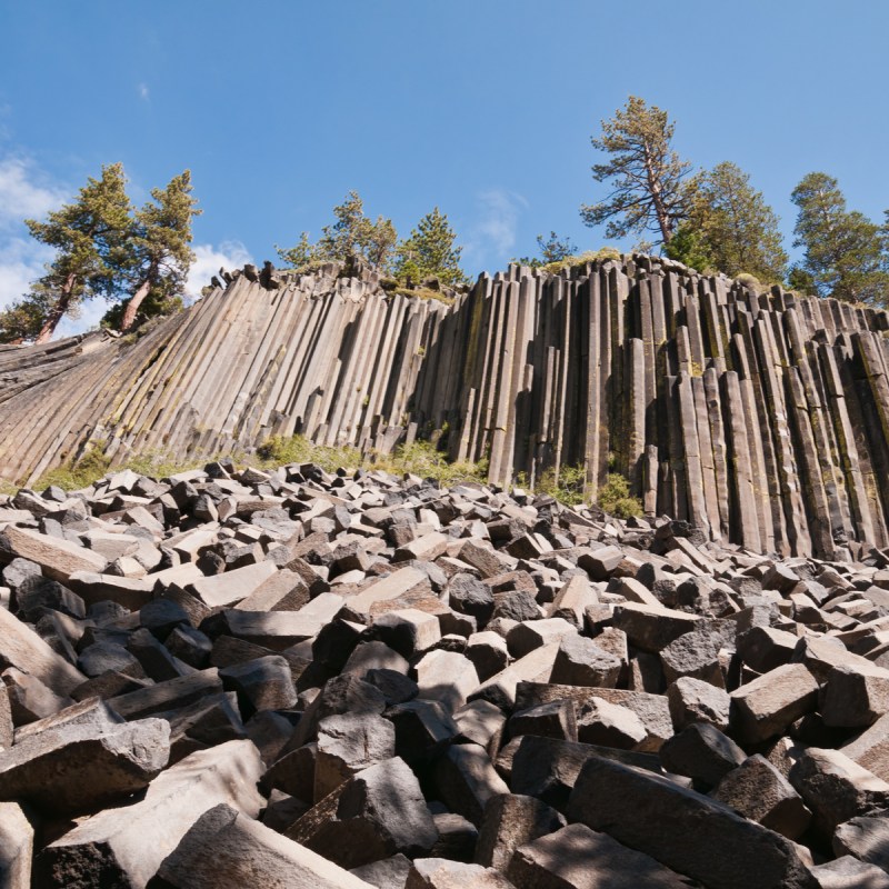 Devils Postpile National Monument, Mammoth Lakes, California