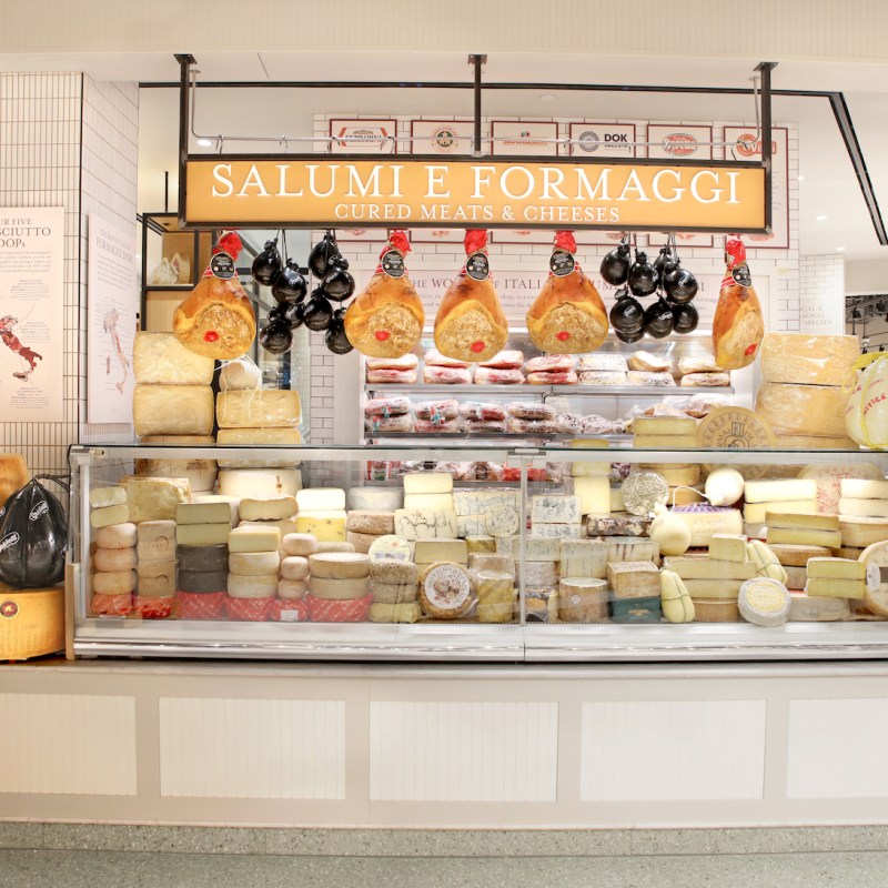 The Salami and Cheese Counter at Eataly
