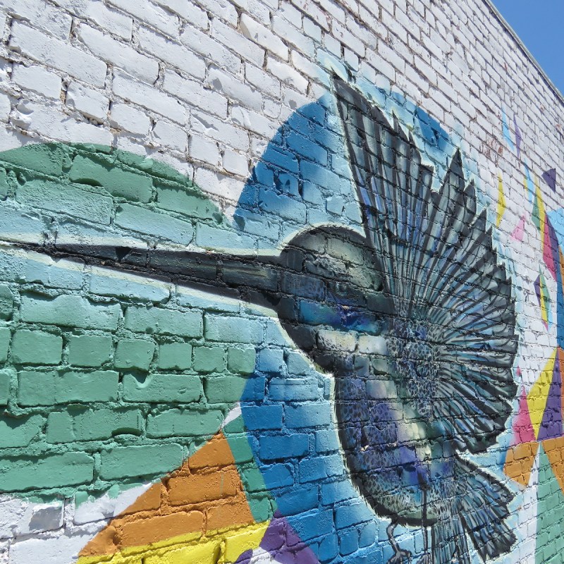 Mural on Douglas Avenue in Wichita, Kansas.